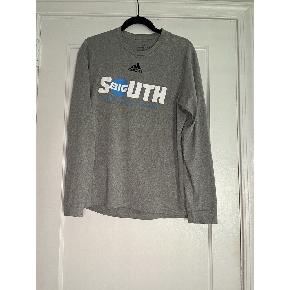 adidas Creator Tee AEROREADY Gray Long Sleeve Men's M Lightweight Polyester